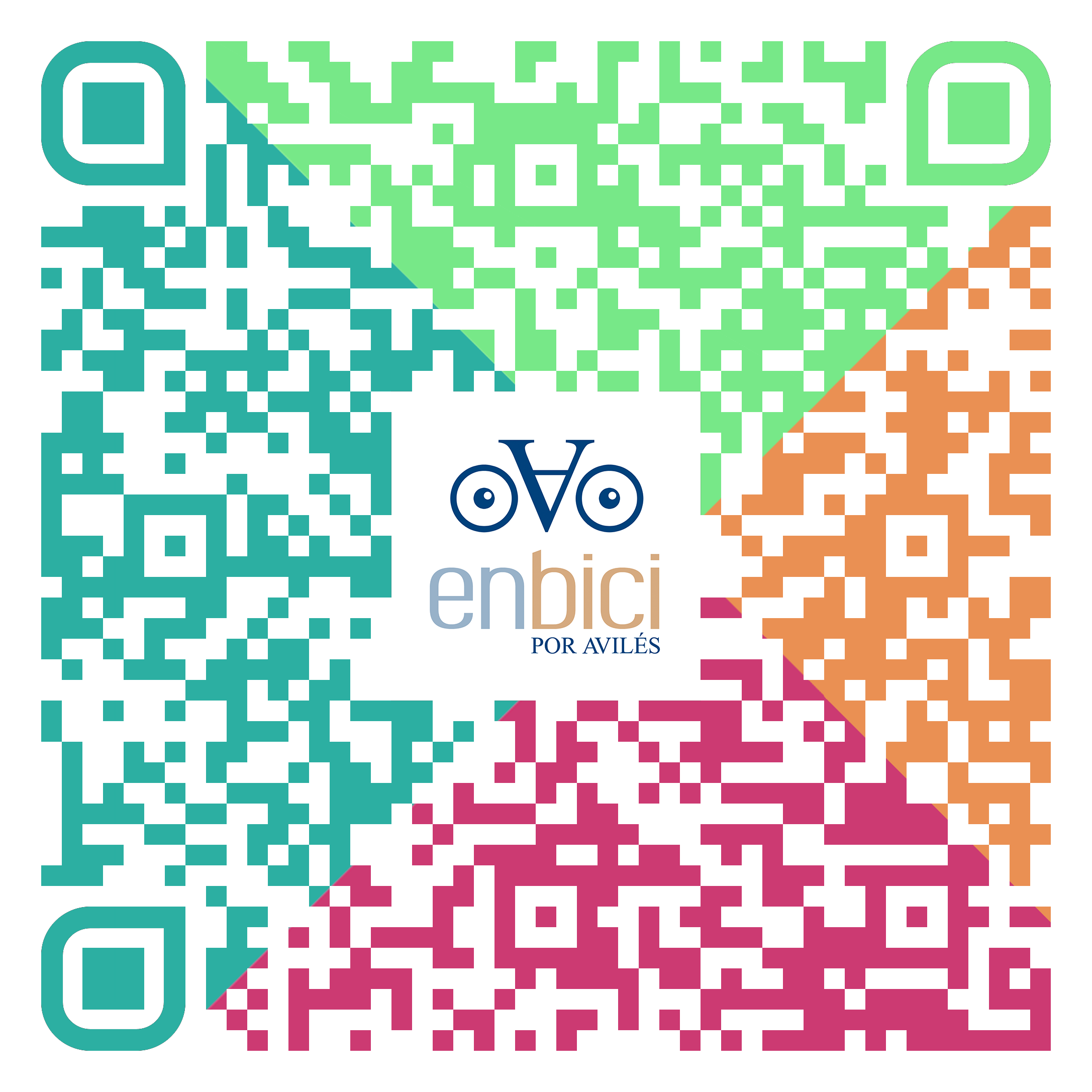 Código QR para descargar Avilés En Bici en Android